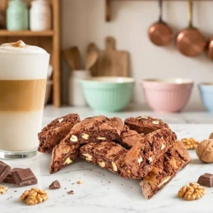 Italian Chocolate Pecan Biscotti - Sabores del Abuelo, Argentinian food in Orlando